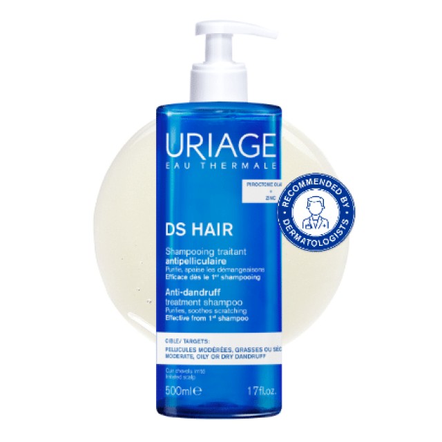 Uriage DS Hair Σαμπουάν κατά της Πιτυρίδας, 500ml