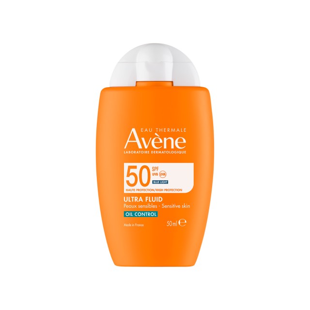 Avene Eau Thermale Ultra Fluid Oil Control SPF50 Αντηλιακό Προσώπου με Ματ Αποτέλεσμα, 50ml
