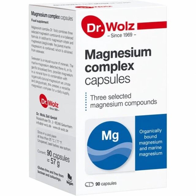 Power Health Dr. Wolz Magnesium Complex Capsules Συμπλήρωμα Διατροφ...