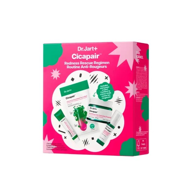 Dr.Jart+ Cicapair Redness Rescue Regimen Set, 4 τμχ