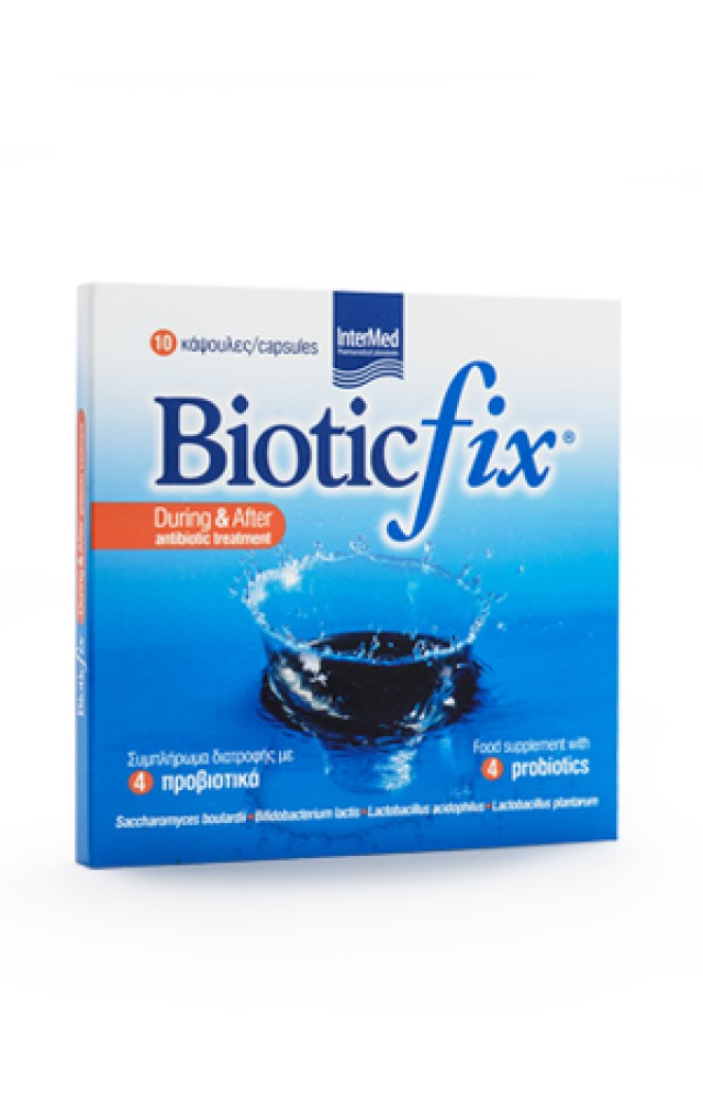 Bioticfix Συμπλήρωμα Διατροφής με Προβιοτικά 10 Κάψουλες