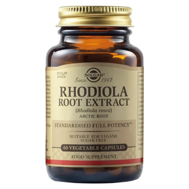 Solgar Rhodiola Root Extract Rhodiola Root Extract, 60 Vegetable Capsules...