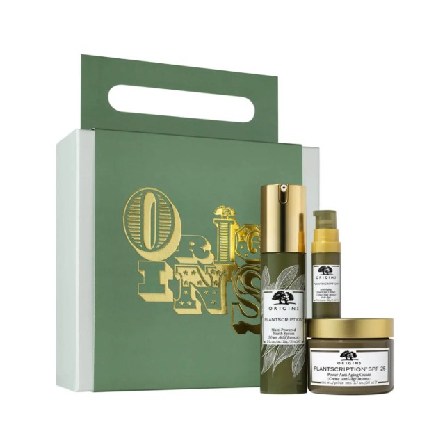 Origins Youth All-Stars Plantscription Set με Youth Serum, Anti-Aging Cream SPF25 & Eye Cream