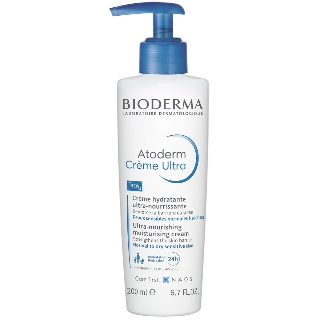 Bioderma Atoderm Creme Θρεπτική Κρέμα για το Ευαίσθητο Κανονικό προς Ξηρό Δέρμα, 200ml