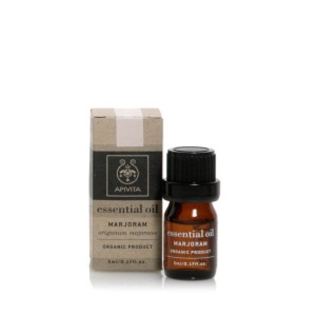 Apivita Essential Oil Marjoram Αιθέριο Έλαιο Ματζουράνα 5ml