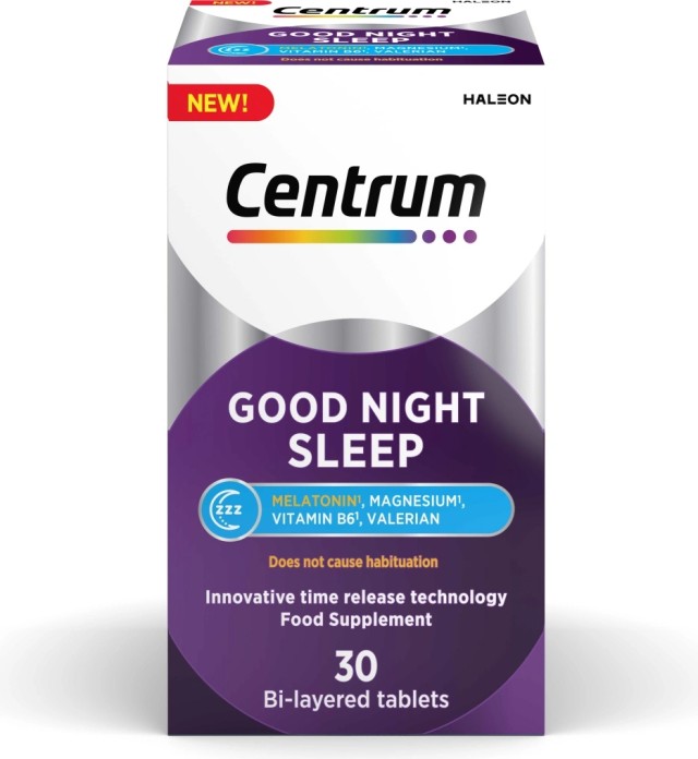 Centrum Good Night Sleep Συμπλήρωμα Διατροφής για την Αϋπνία, 30tabs