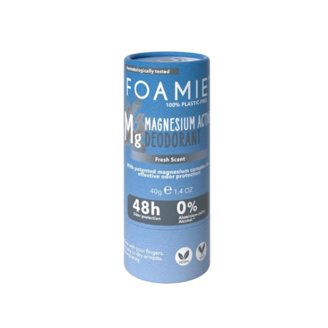 Foamie Solid Deodorant Refresh Στερεό Αποσμητικό σε Στικ, 40gr