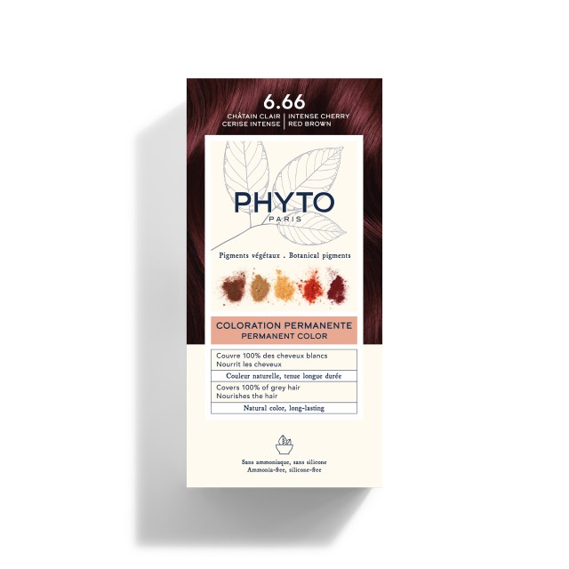 Phyto Phytocolor Intense Cherry Brown No6.66 Μόνιμη Βαφή Μαλλιών Κα...
