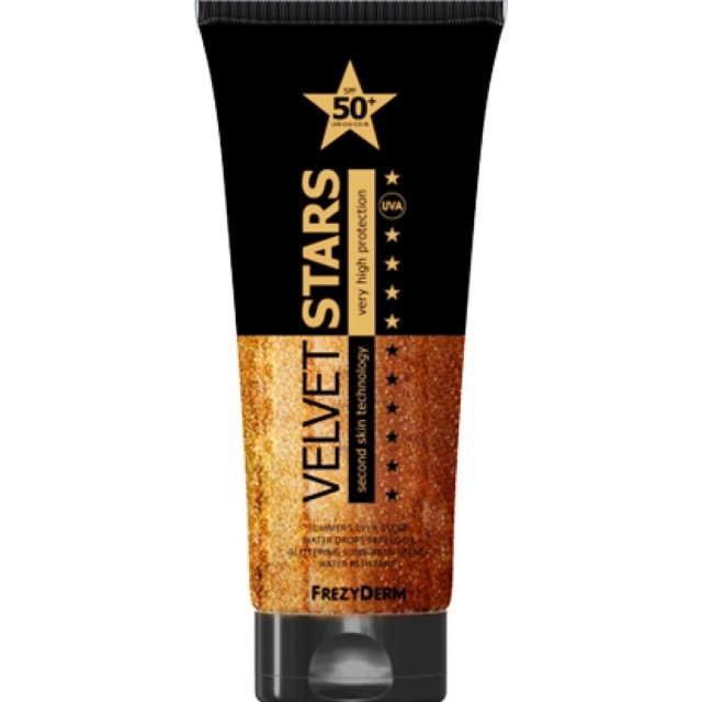 Frezyderm Velvet Stars SPF50+ Silver Glow Αντιηλιακό Προσώπου - Σώματος Πολύ Υψηλής Προστασίας Με Glitter, 175ml