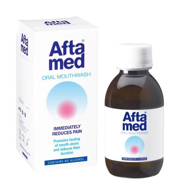 Synviva Aftamed Στοματικό Διάλυμα Για Στοματικά Έλκη και Άφθες, 150ml