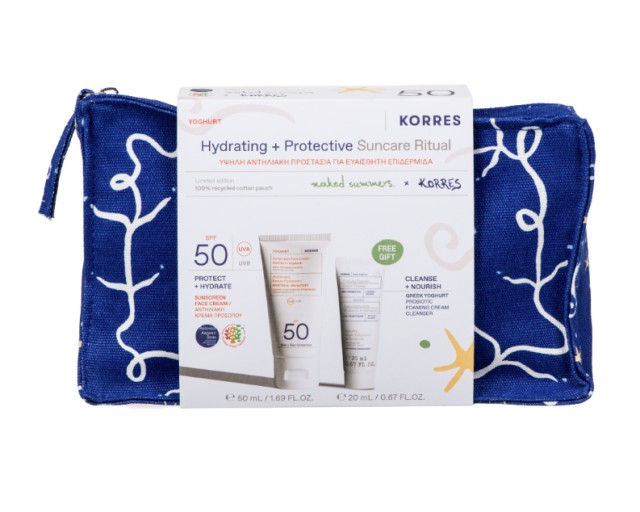 Korres Promo Yoghurt Sunscreen Face Cream Protect & Hydrate Spf50 Α...