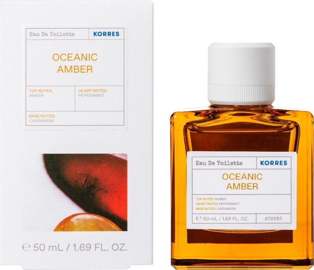 Korres Oceanic Amber Eau De Toilette Ανδρικό Άρωμα, 50ml