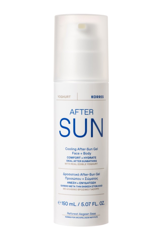 Korres Γιαούρτι After-Sun Gel Προσώπου & Σώματος, 150ml