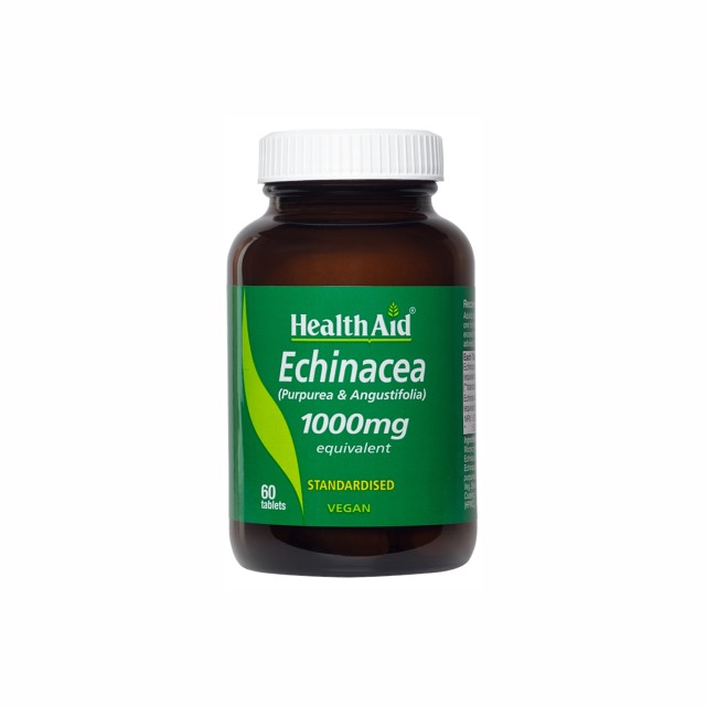 Health Aid Balanced Echinacea Purpurea/Angustifolia Συμπλήρωμα Διατροφής για την Ενίσχυση της Άμυνας του Οργανισμού 1000mg, 60 Ταμπλέτες