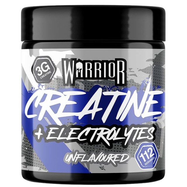Warrior Creatine + Electrolytes Unflavoured Μονοϋδρική Κρεατίνη με ...
