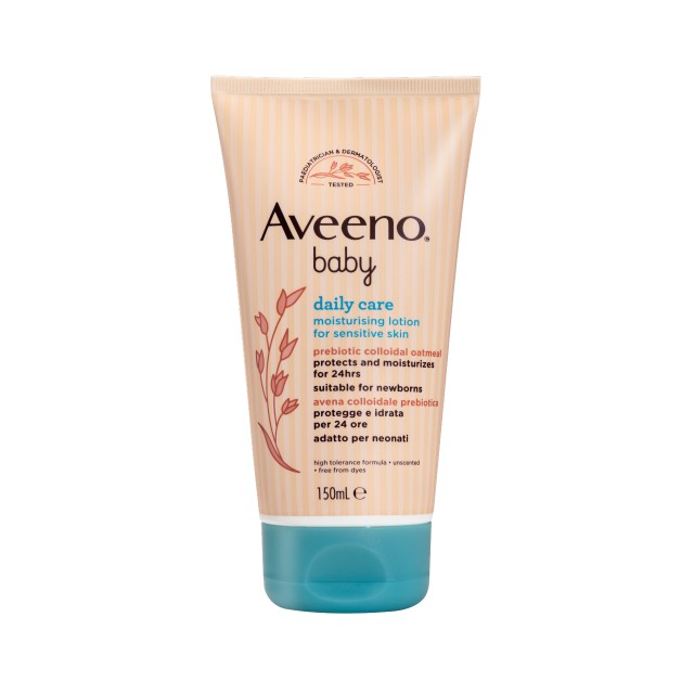 Aveeno Baby Daily Care Sensitive Skin Ενυδατική Λοσιόν Προσώπου & Σώματος για Βρέφη 150ml