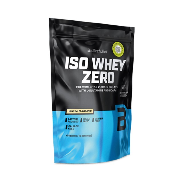 BioTech USA Iso Whey Zero Vanilla Σκόνη Ροφήματος Πρωτεΐνης Ορού Γά...