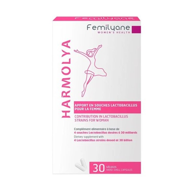 Biorga Femilyane Harmolya Lactobacillus Strains Προστασία Κολπικής Χλωρίδας, 30 Κάψουλες