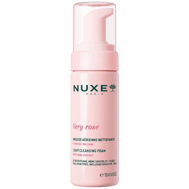 Nuxe Very Rose Αέρινος Αφρός Καθαρισμού Προσώπου, 150ml