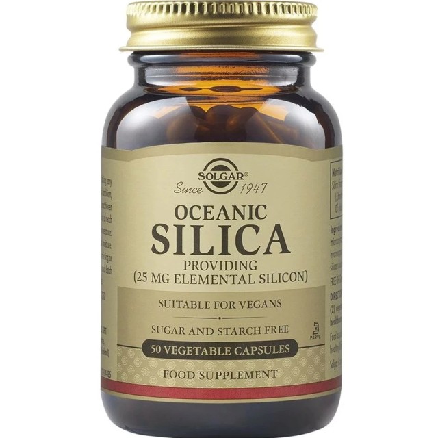Solgar Oceanic Silica 25mg Συμπλήρωμα Διατροφής με Οργανικό Πυρίτιο...