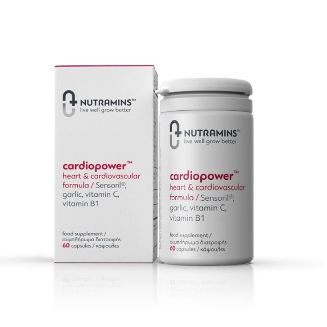 Nutramins Cardiopower Συμπλήρωμα Διατροφής Για Το Καρδιαγγειακό Σύσ...