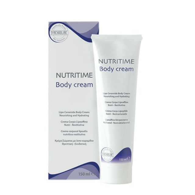 Synchroline Nutritime Body Cream Ενυδατική Κρέμα Σώματος με Λιποκερ...