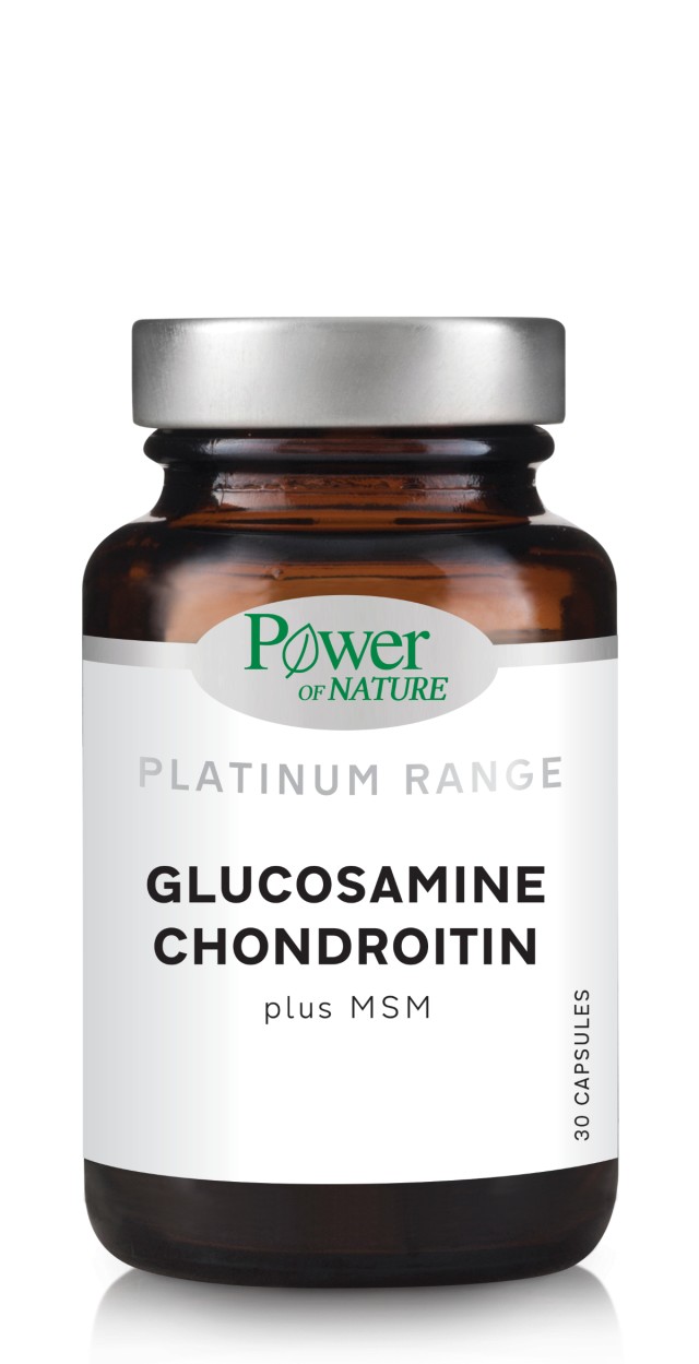 Power Health Platinum Glucosamine Chondroitin Συμπλήρωμα Διατροφής Για Αρθρώσεις, 30 Κάψουλες