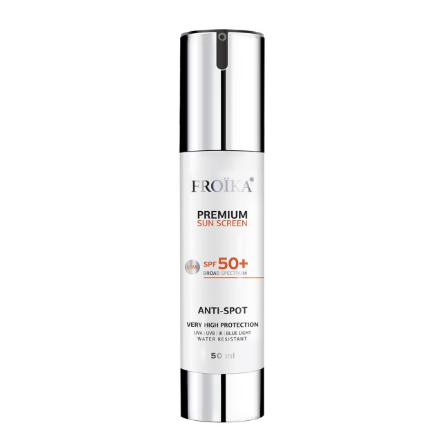 Froika Premium Sun Screen SPF50+ Anti-Spot Αντηλιακό Προσώπου με Λε...