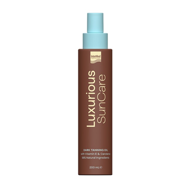 Luxurious Sun Care Dark Tanning Oil Ξηρό Λάδι για Γρήγορο Μαύρισμα, 200 ml