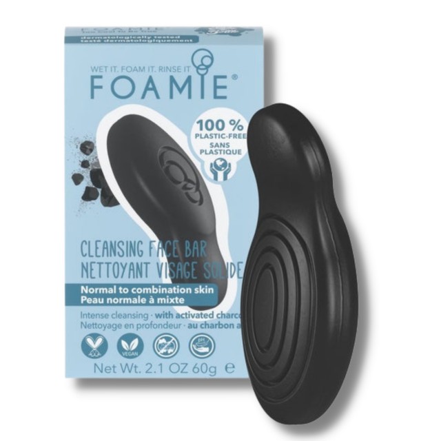 Foamie Face Bar Too Coal to Be True για λιπαρό δέρμα 60gr