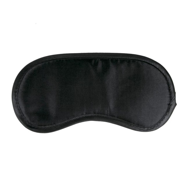 Easytoys Fetish Satin Eye Mask Black Σατέν Μαύρη Μάσκα, 1τμχ