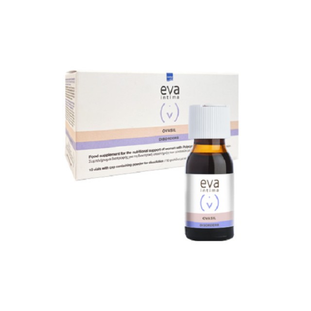 Intermed Eva Intima Ovasil Συμπλήρωμα Διατροφής για τις Πολυκυστικές Ωοθήκες, 10 Φιαλίδια