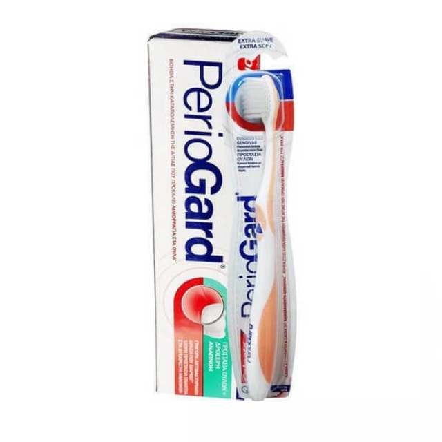 Colgate Periogard Οδοντόκρεμα κατά της Ουλίτιδας 75ml & Μαλακή Οδοντόβουρτσα σε Σομόν-Λευκό χρώμα Promo