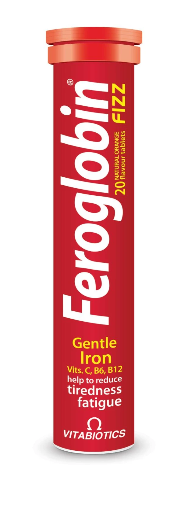 Vitabiotics Feroglobin Fizz Iron & Folic Acid Supplement, 20...