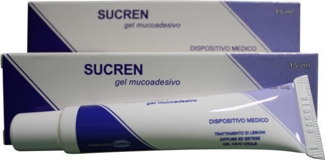 Sucren Σουκραλφάτη Gel για τη διαχείριση των στοματικών πληγών και φλεγμονών 15ml