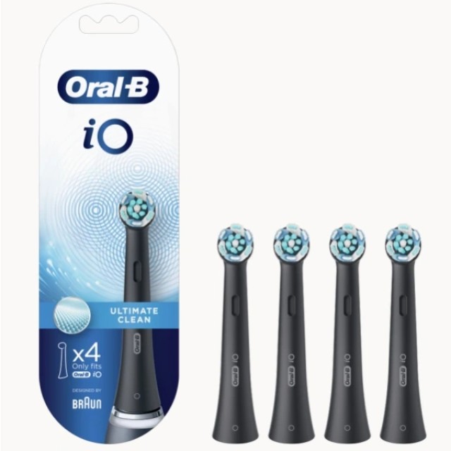 Oral-B iO Ultimate Clean Black Ανταλλακτικές Κεφαλές Βουρτσίσματος,...