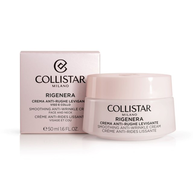 Collistar Rigenera Smoothing Anti-Wrinkle Cream Αντιρυτιδική Κρέμα Για Πρόσωπο Και Λαιμό, 50ml