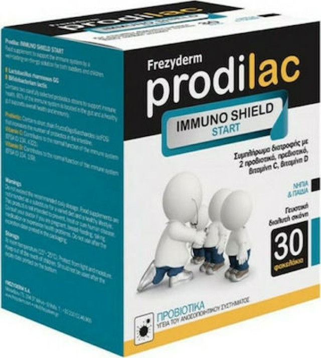 Frezyderm Prodilac Immuno Shield Start Συμπλήρωμα Διατροφής για το Ανοσοποιητικό, 30 Φακελίσκοι