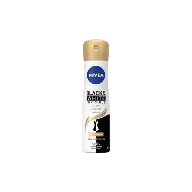 Nivea Black & White Invisible Silk Smooth Γυναικείο Αποσμητικό Spra...