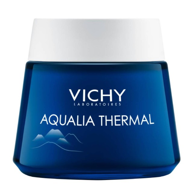 Vichy Aqualia Thermal Night Spa  Ενυδατική Κρέμα - Μάσκα Νύχτας 2 in 1 75ml