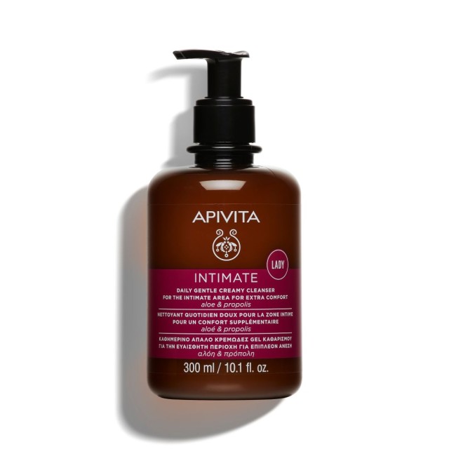 Apivita Intimate Lady Απαλό Υγρό Καθαρισμού για Την Ευαίσθητη Περιοχή με Αλόη και Πρόπολη, 300ml