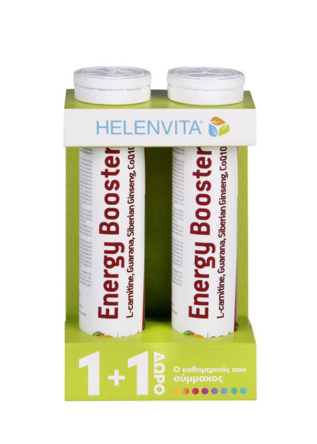 Helenvita Energy Booster Συμπλήρωμα για Ενέργεια και Τόνωση, 2x20 Αναβράζοντα δισκία