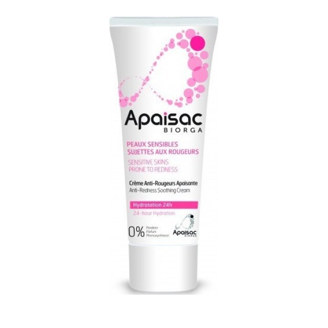 Biorga Apaisac Anti-Redness Soothing Cream Καταπραϋντική Κρέμα Κατά της Ερυθρότητας, 40ml