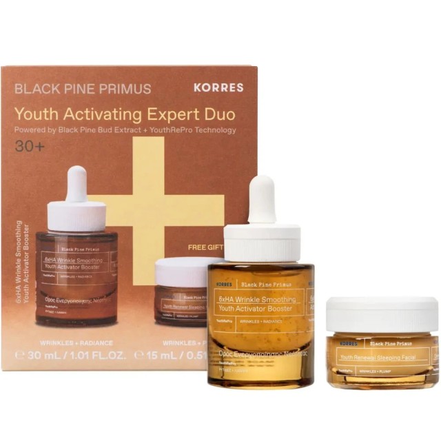 Korres Promo Black Pine Primus Youth Activating Expert Duo με Black...