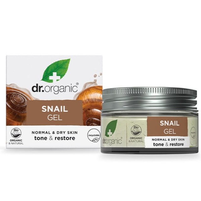 Dr. Organic Snail Gel Τζέλ από Φυσικό Έκκριμα Σαλιγκαριού, 50ml