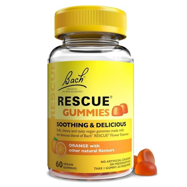 Power Health Bach Rescue Gummies Orange Συμπλήρωμα Διατροφής για τον Ύπνο με Γεύση Πορτοκάλι, 60 ζελεδάκια