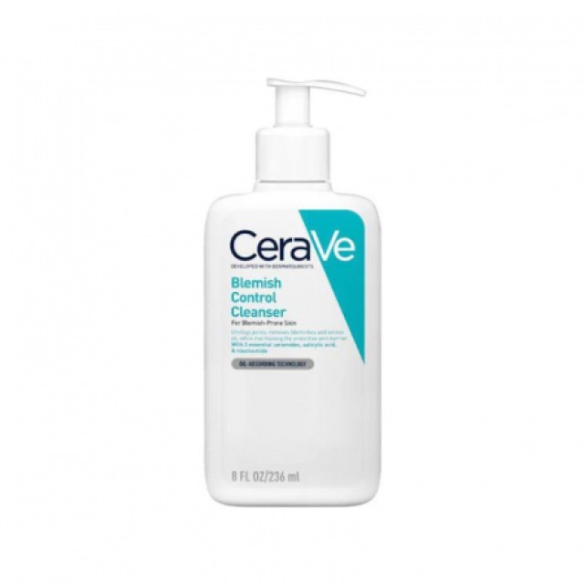 CeraVe Blemish Control Cleanser Gel Καθαρισμού Προσώπου Για Δέρμα Με Τάση Ακμής Με Σαλικυλικό Οξύ & Ceramides, 236ml