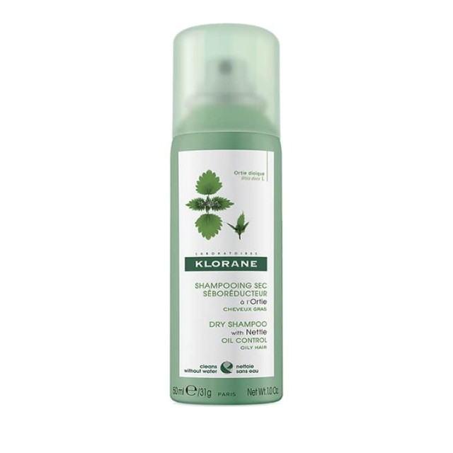Klorane Ortie Dry Shampoo Original για Λιπαρά Μαλλιά με Τσουκνίδα 50ml