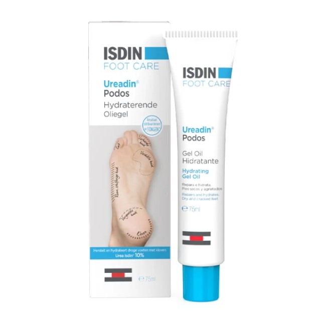 ISDIN Ureadin Podos Gel Oil Θεραπεία Ποδιών για Σκασμένες Φτέρνας, ...