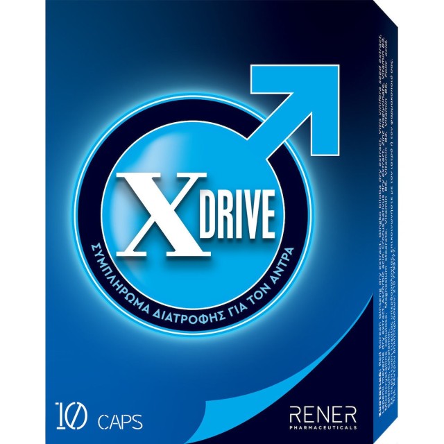 Rener XDrive Συμπλήρωμα Για Τη Σεξουαλική Τόνωση Του Άντρα, 10 Κάψουλες